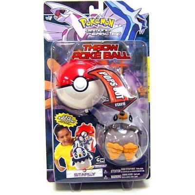 Pokemon DP Series 1 Starly Throw Poke Ball Plush   